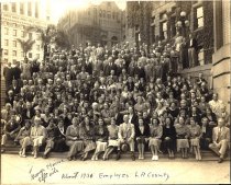 George Monroe with LA County Employees